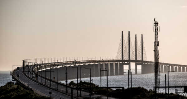 Freepik gratis billede af Øresundsbroen